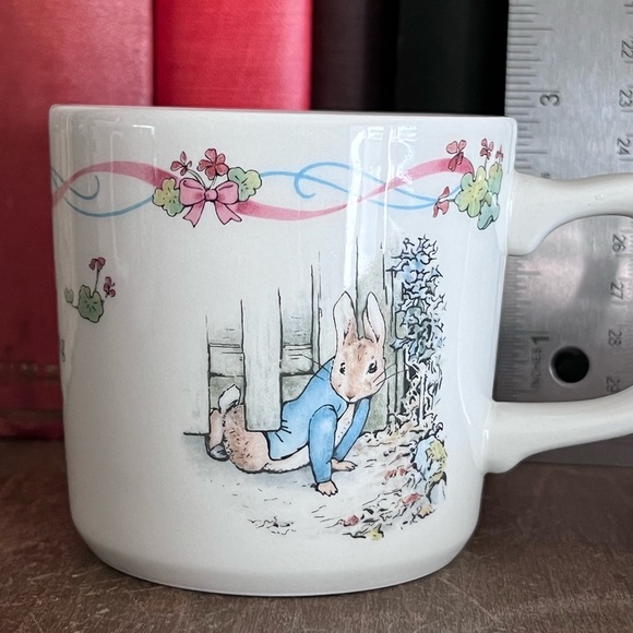 Wedgwood Peter Rabbit Christening Mug – Baby Feeding / Nursery Keepsake - Picture 1 of 7
